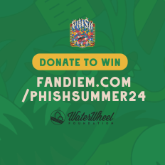 Donate to win a Phish Mondegreen Full Monde package OR two tickets & a signed poster to Phish Summer Tour 24!