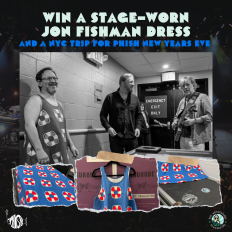 Donate to win a Fishman dress and a trip to see Phish at MSG and support Hurricane and Flood Recovery!